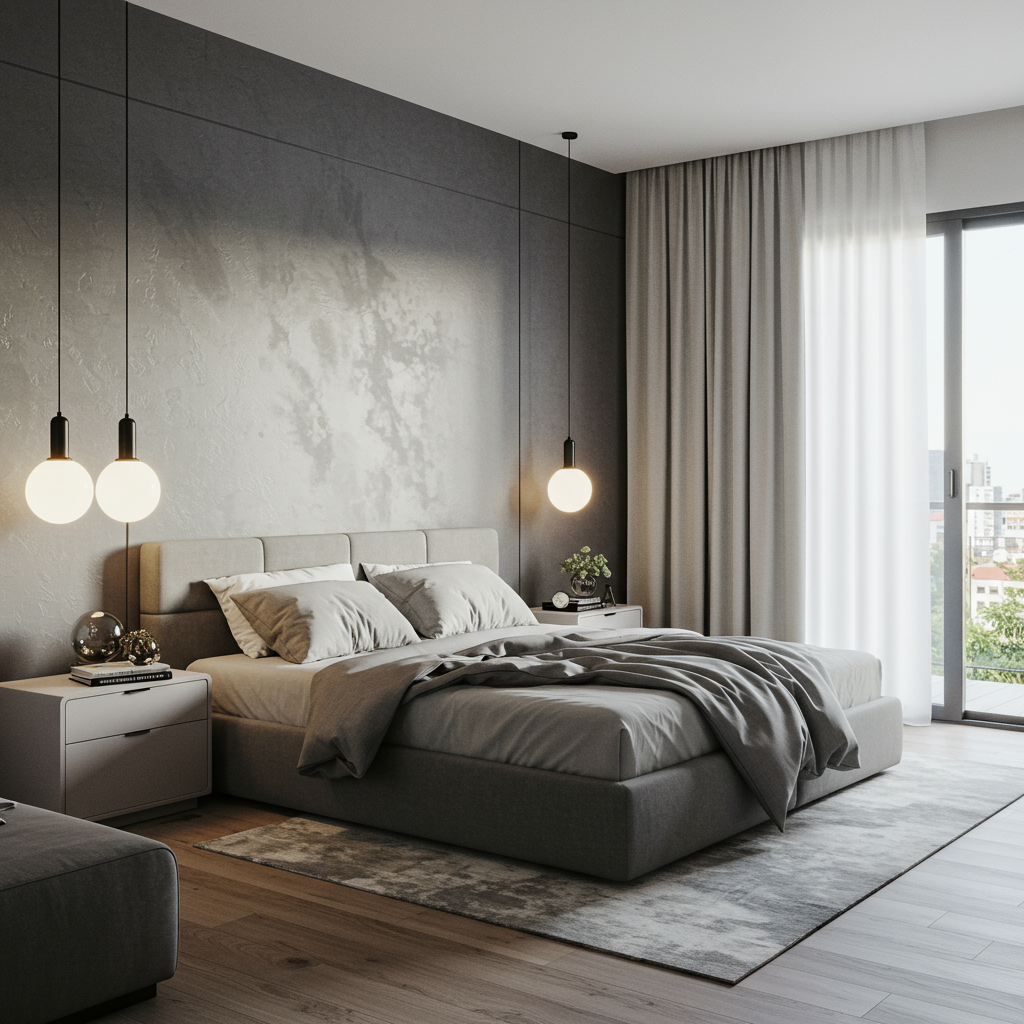 Modern Bedroom - Back