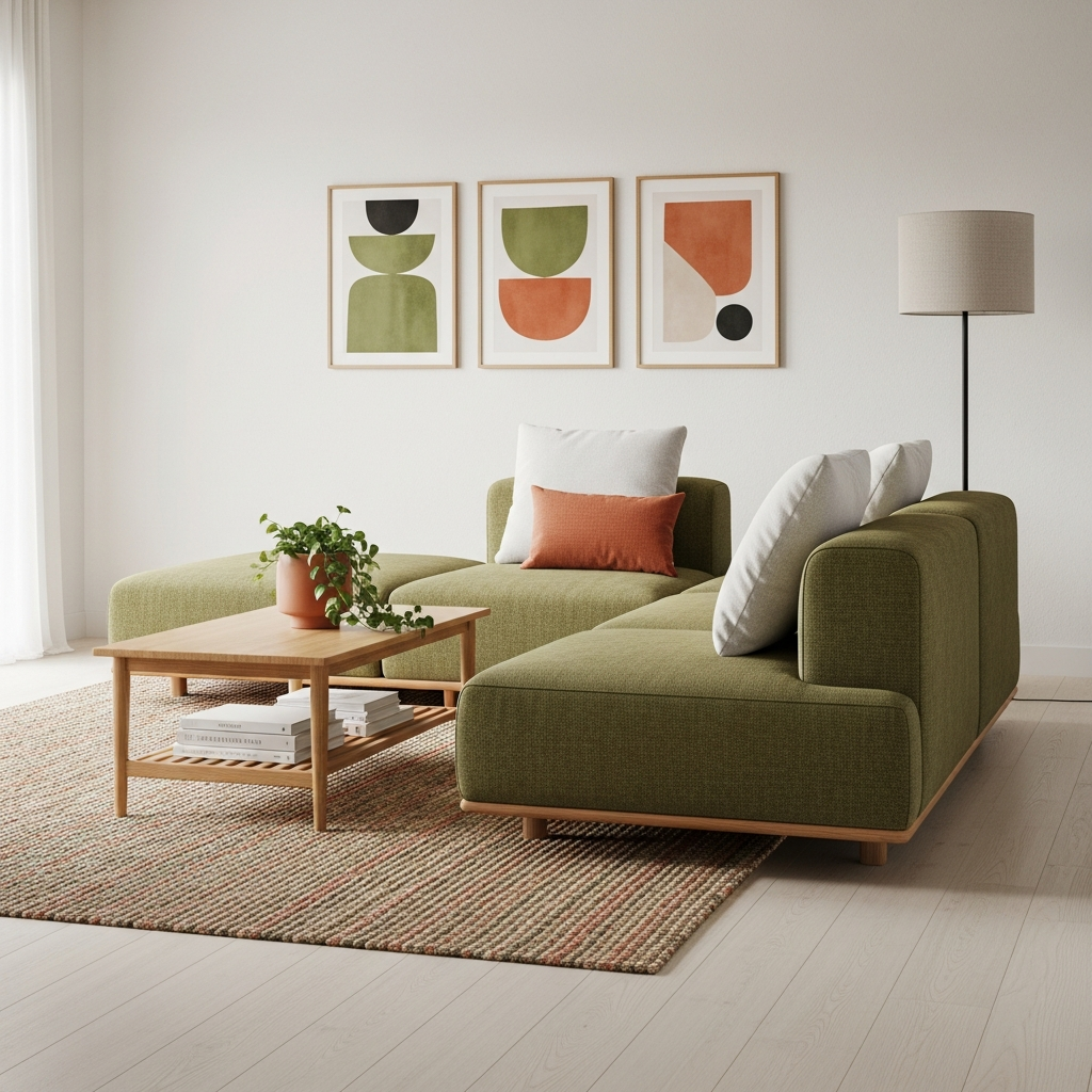 Modern Living Room - Back