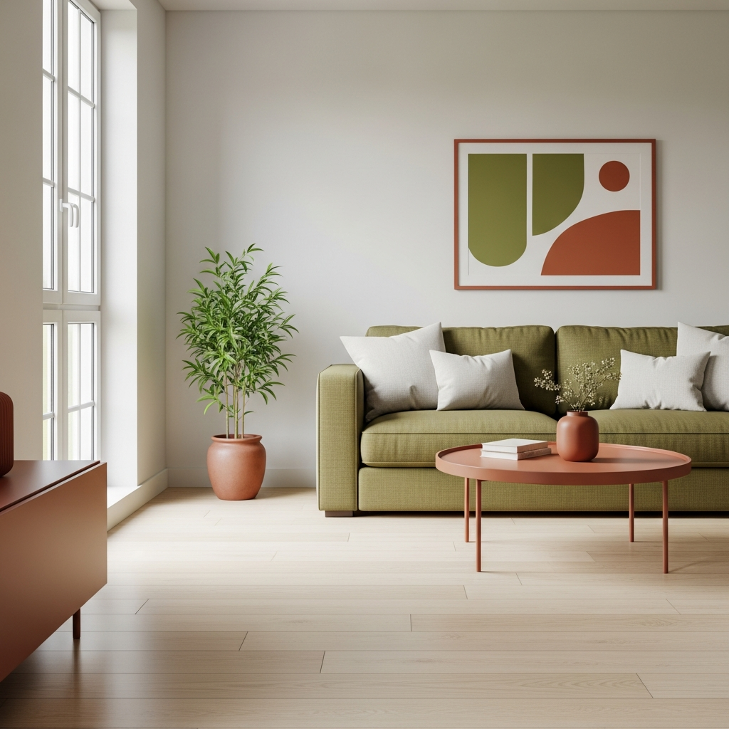 Modern Living Room - Left