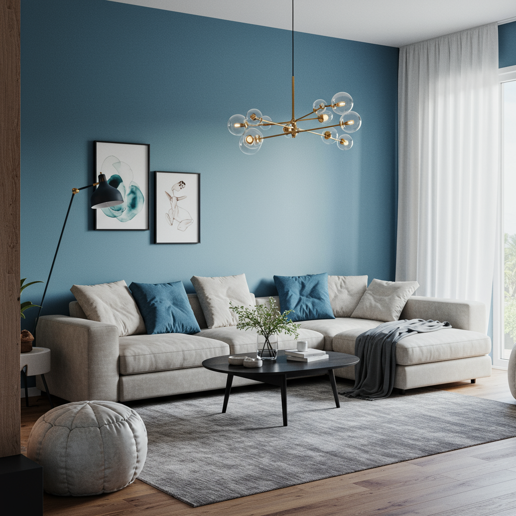 Modern Living Room - Back