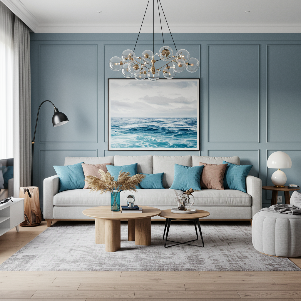 Modern Living Room - Front