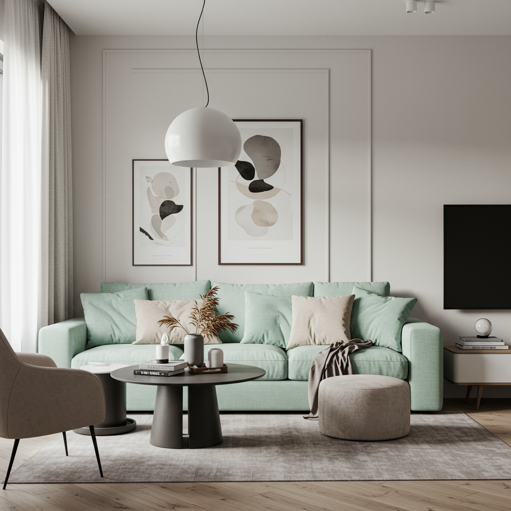 Modern Living Room - Right