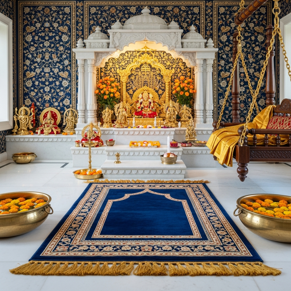 Traditional Pooja Room - Back