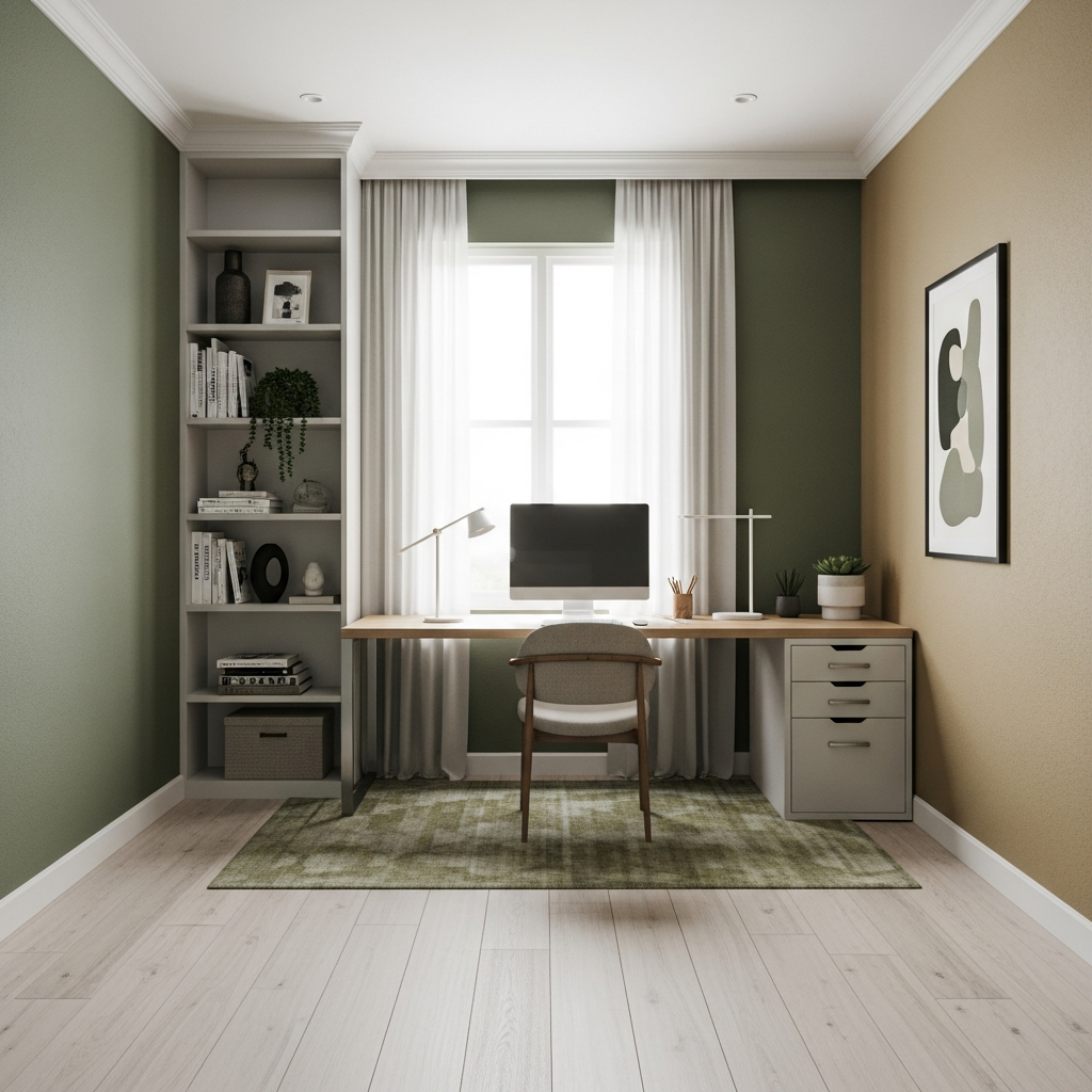 Modern Study Room - Back